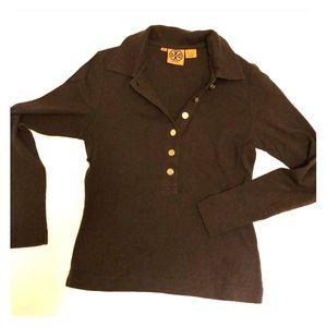 Tory Burch long sleeve polo